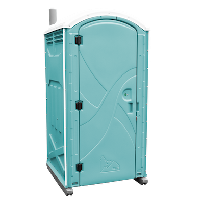 Las Vegas Toilet Rentals signature aqua green toilet