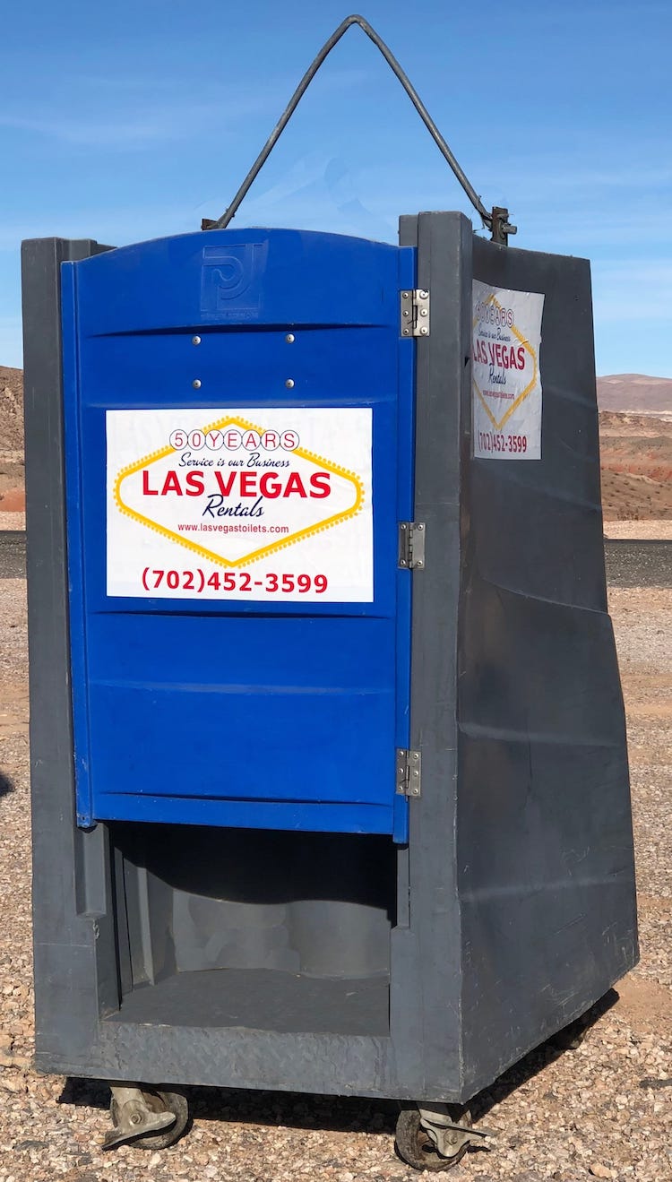 Las Vegas Toilet Rentals High Rise Portable Toilet